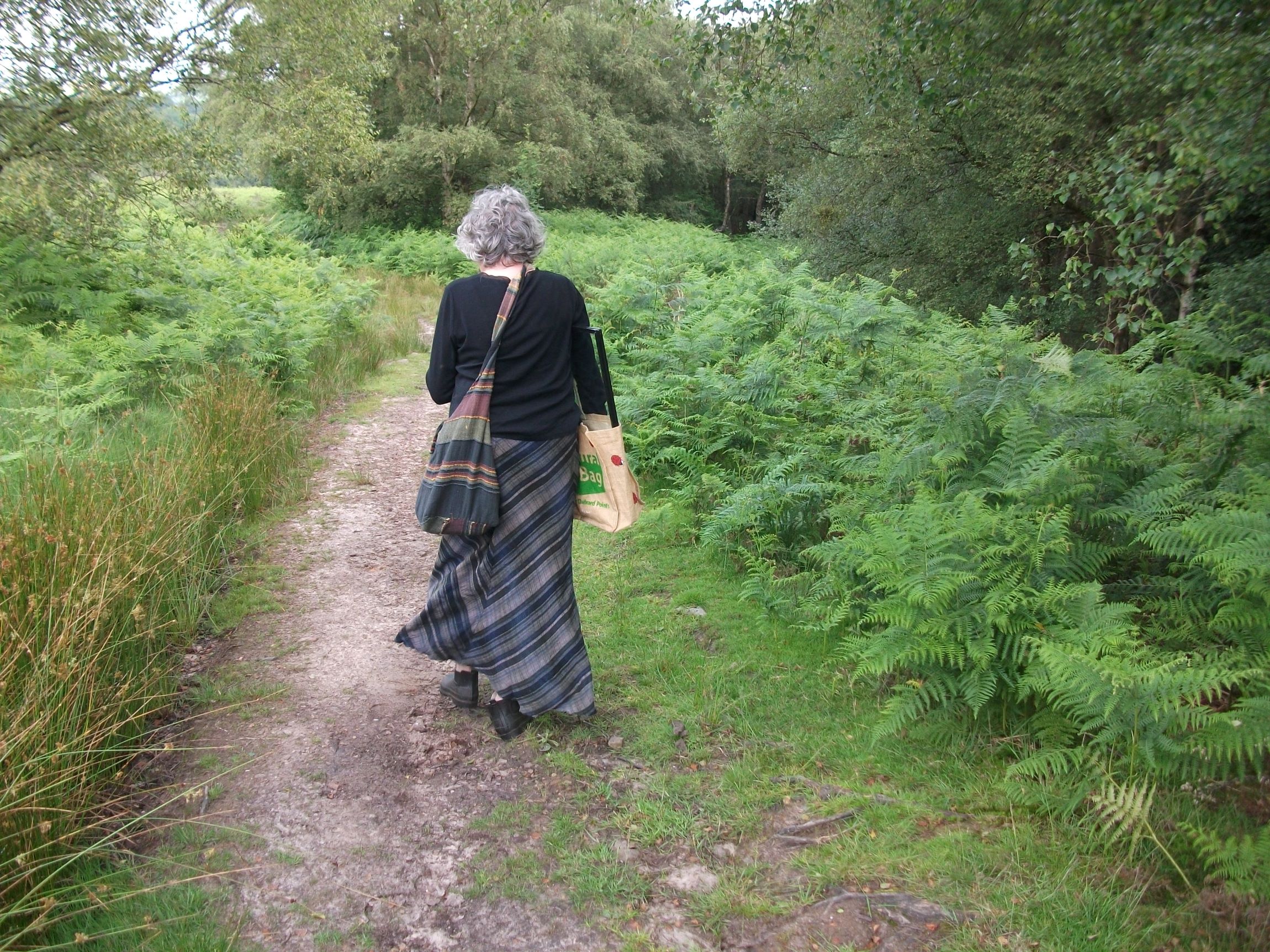 J carrying double glased windows across Catherton Common 1st July 2014A J carrying double glased windows across Catherton Common 1st July 2014A